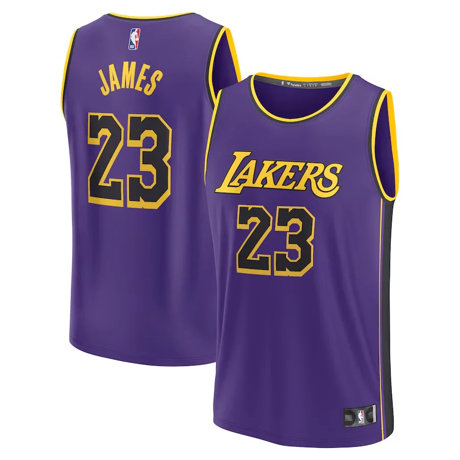 Men's Los Angeles Lakers LeBron James Statement Edition Ujersey